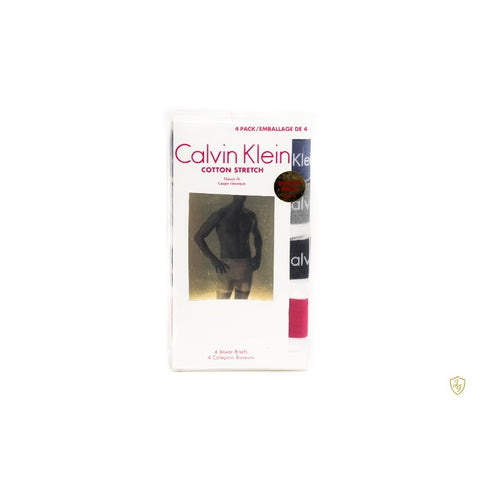 Kit 4 Cuecas Calvin Klein Boxer Longa Em Algodão Importada