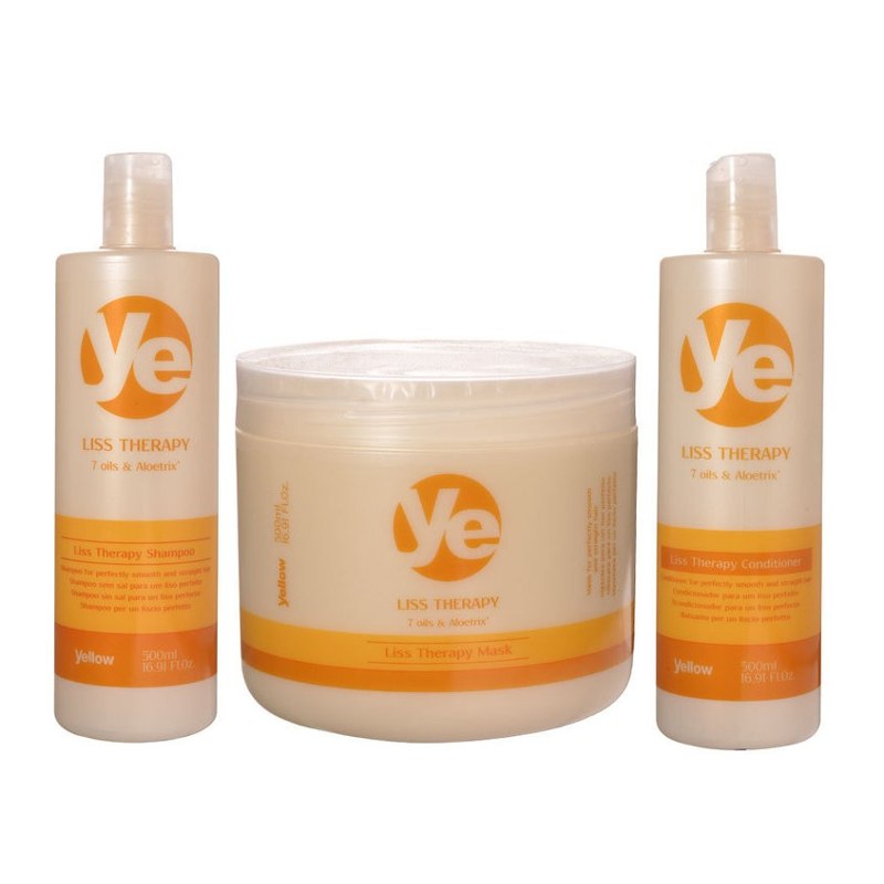 Yellow Liss Therapy Shampoo + Conditioner + Mask Kit