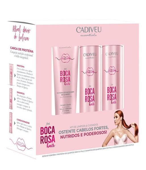 Cadiveu Professional Boca Rosa Hair Quartz Full Kit 